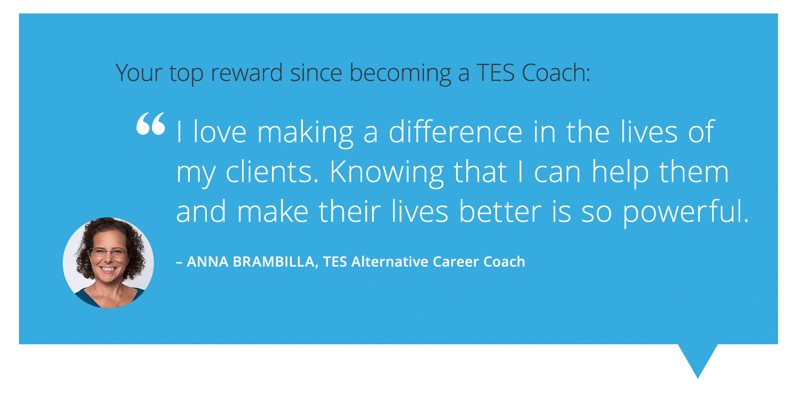 TES Coach Success Story Anna Brambilla
