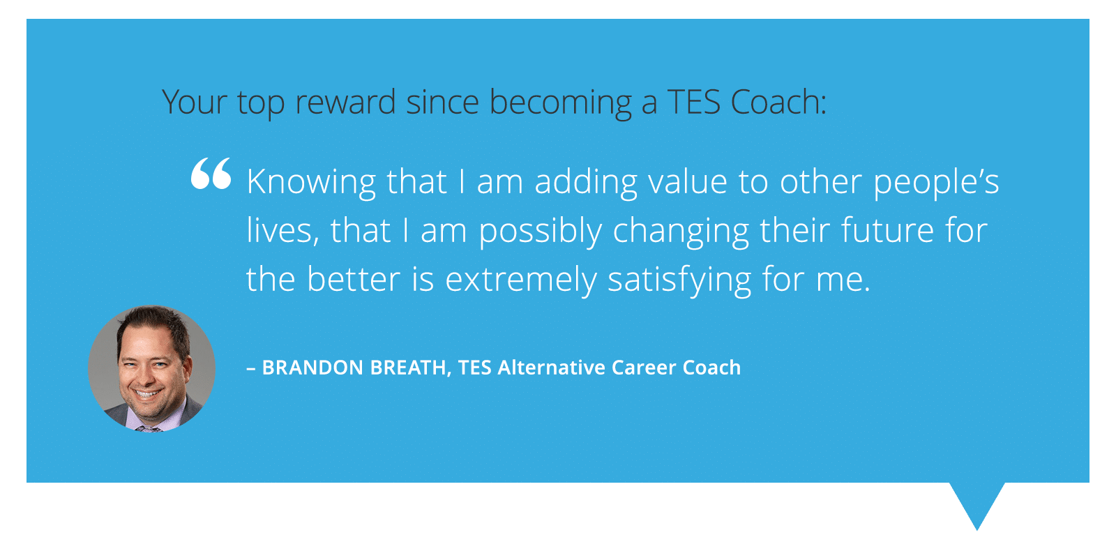 TES Coach Success Story Brandon Breath