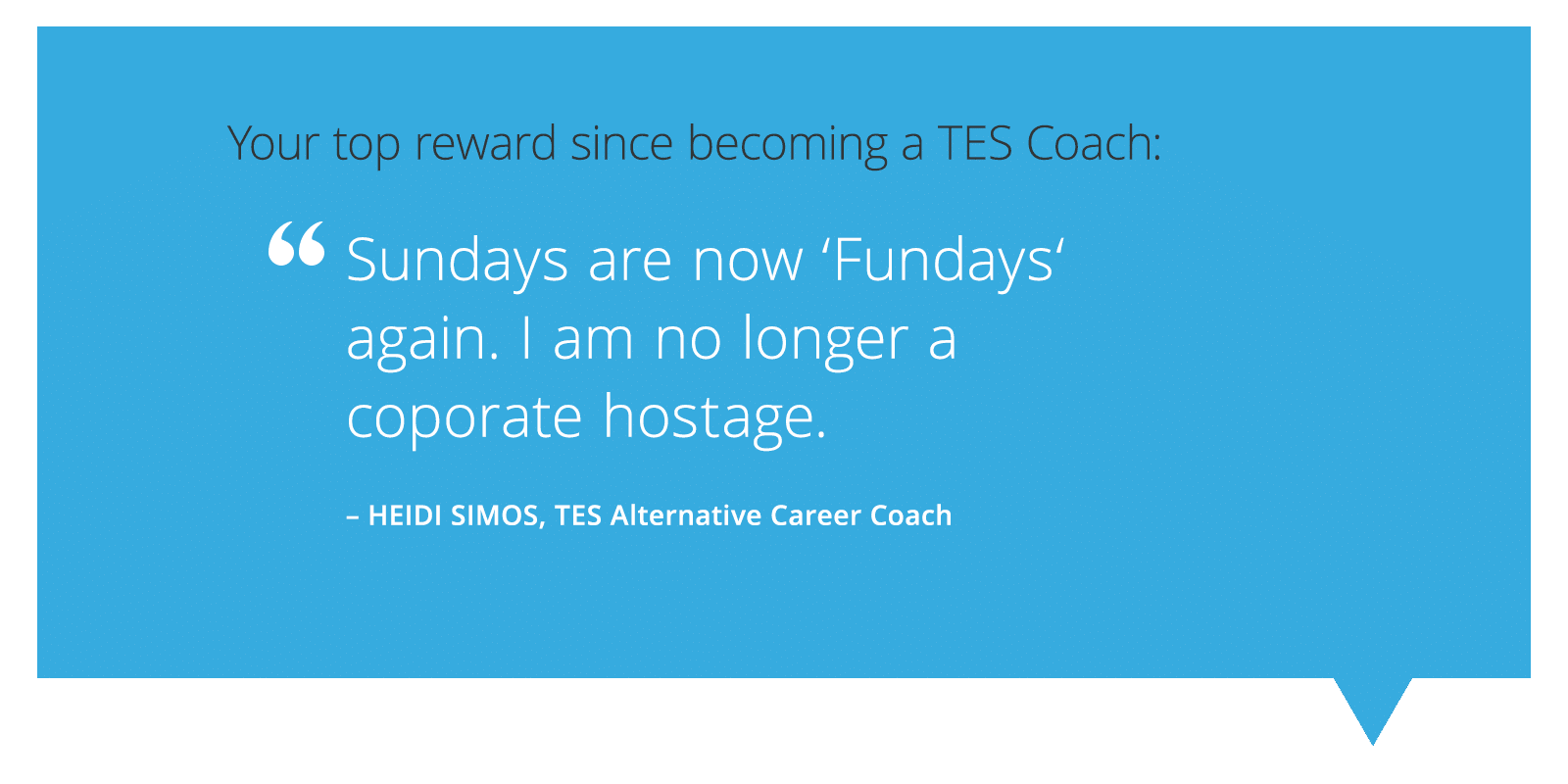 TES Coach Success Story Heidi Simos
