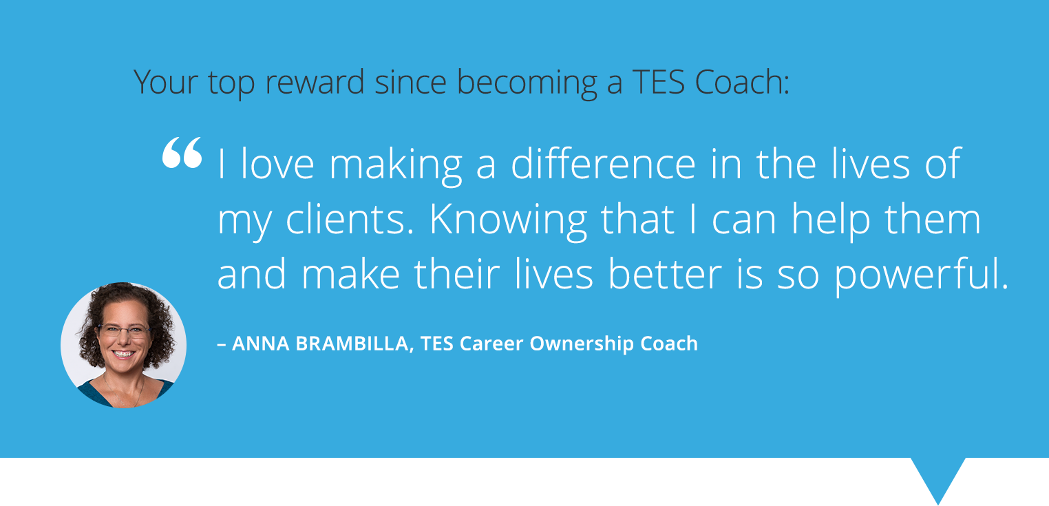 TES Coach Success Story Anna Brambilla