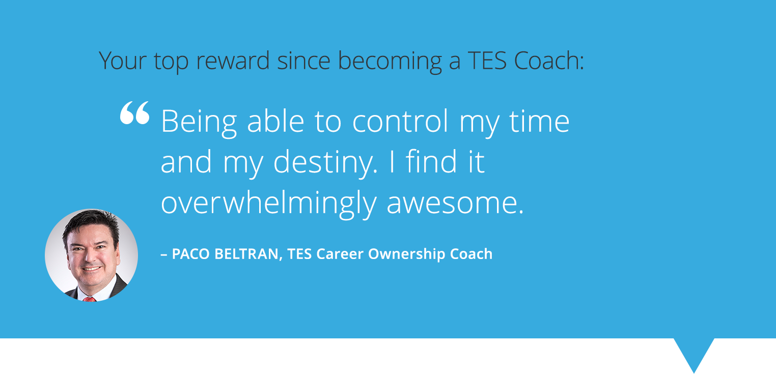 TES Coach Success Story Paco Beltran