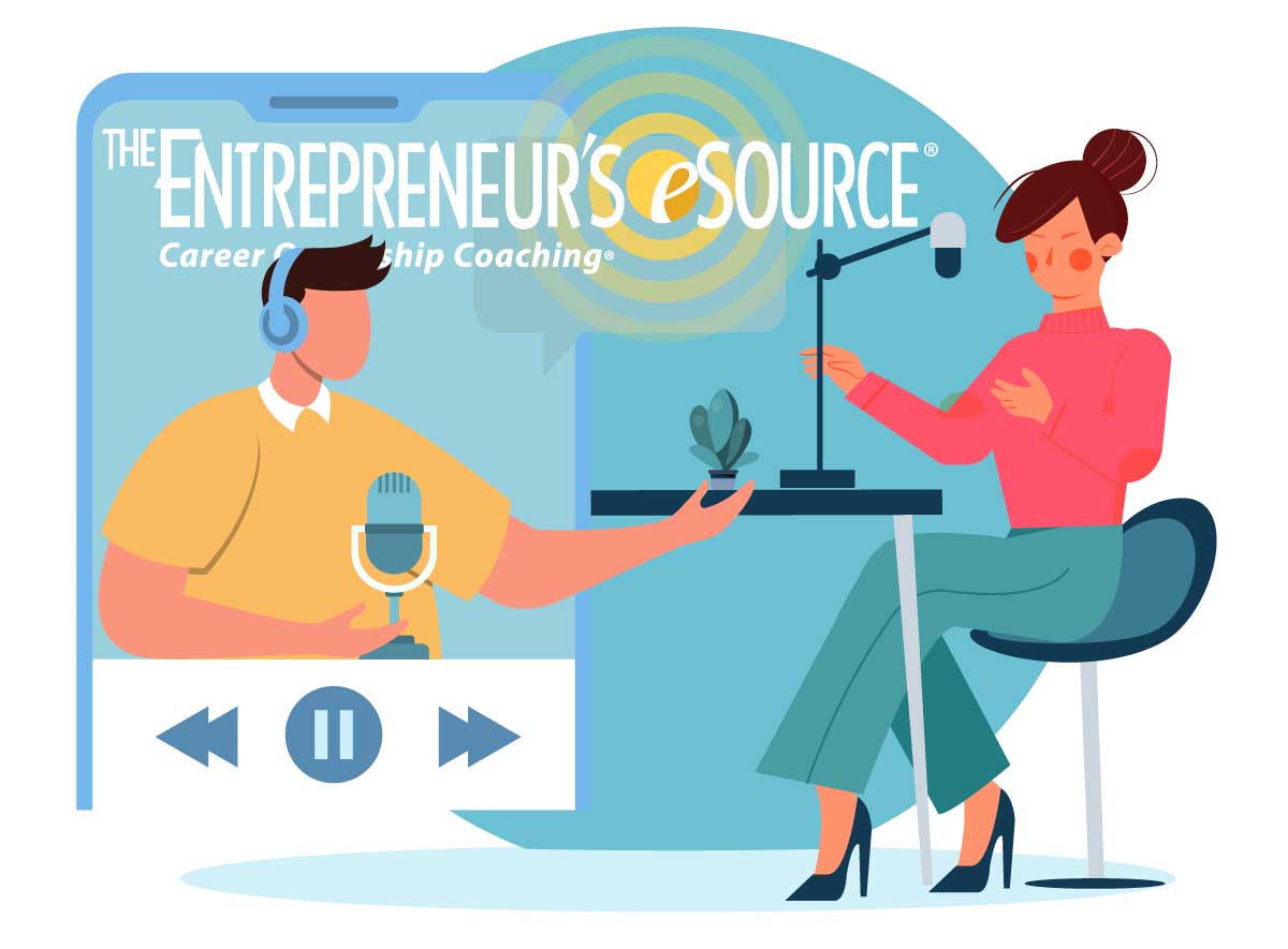 top podcast vector illustration